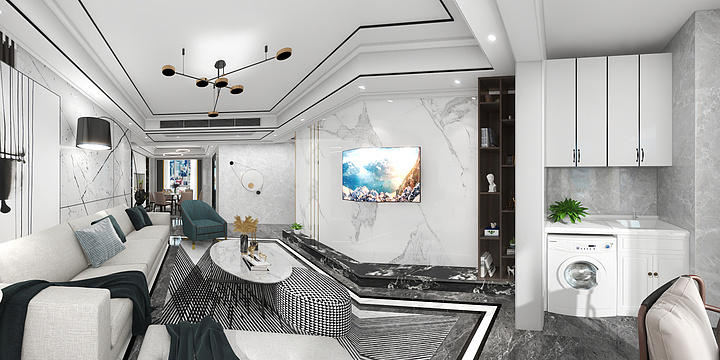 design欧金朋-远见领域吴总雅居设计项目-装修设计方案