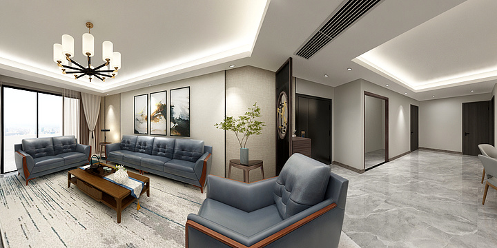 设计师尹洁-嘉禾自建房李姐雅居-装修设计方案