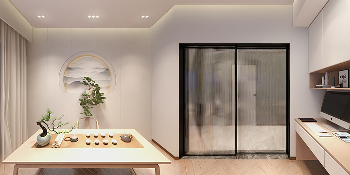 千喜装饰设计-万达名邸C92606蓝哥定稿-装修设计方案