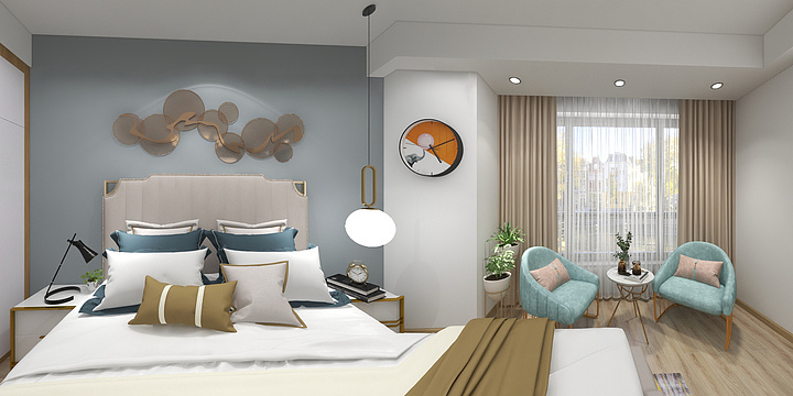 设计师顾彪-青龙苑-装修设计方案