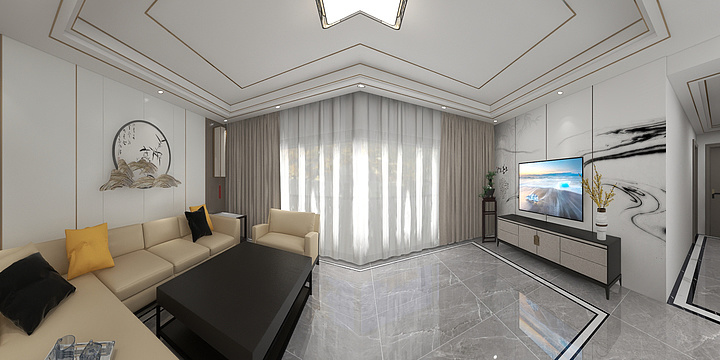 扶绥木子设计工作室-书香华府二期1-1-801-装修设计方案