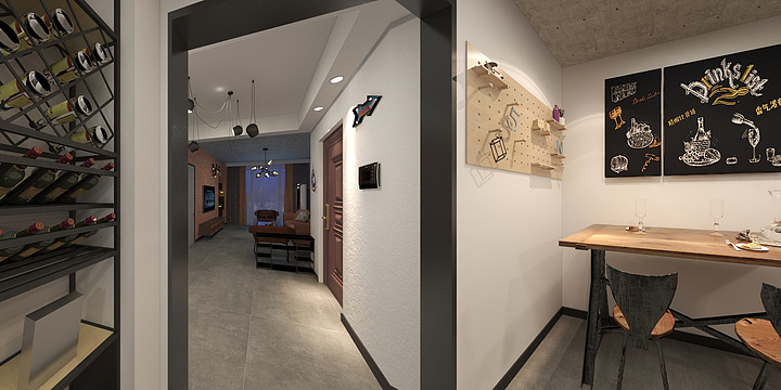 空无禅-3单元01-工业风-装修设计方案