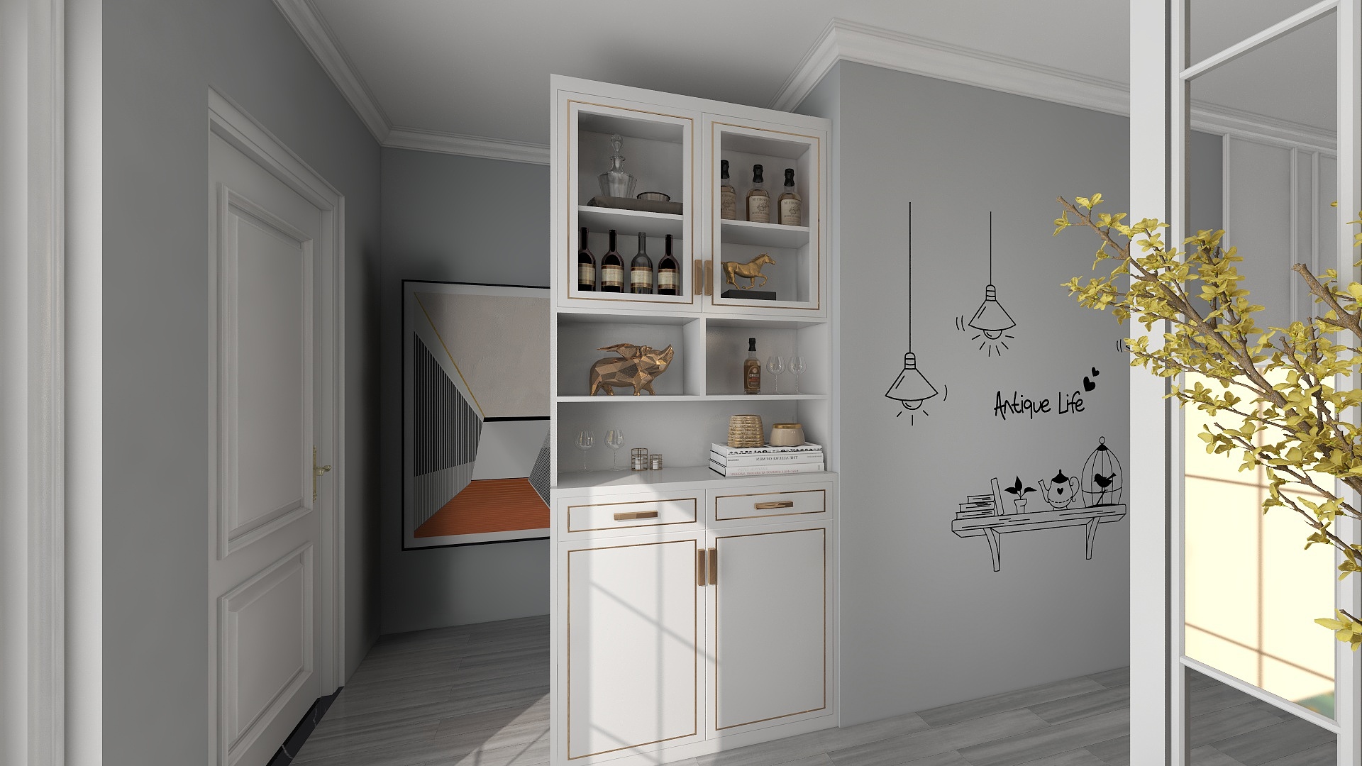 室内设计柏佳庆-中铁青秀城76平方-装修设计方案