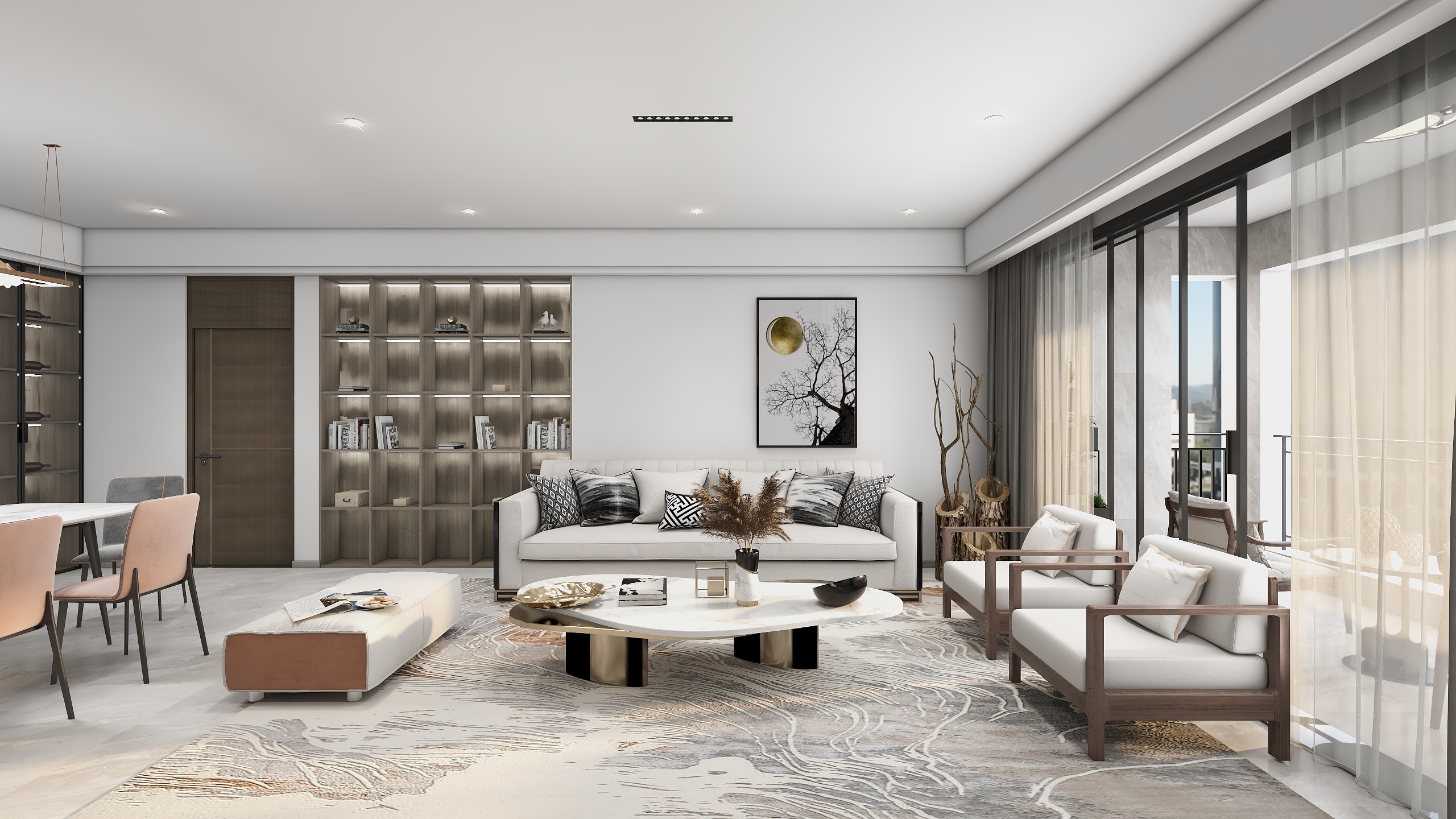 设计师刘文龙-《现之中式》装修效果图