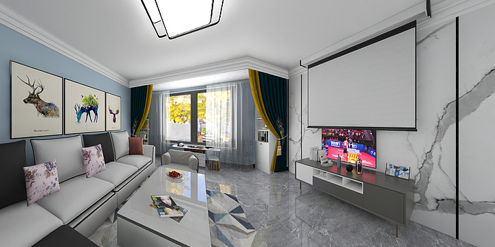 阿郎设计-庆丰御景湾-装修设计方案