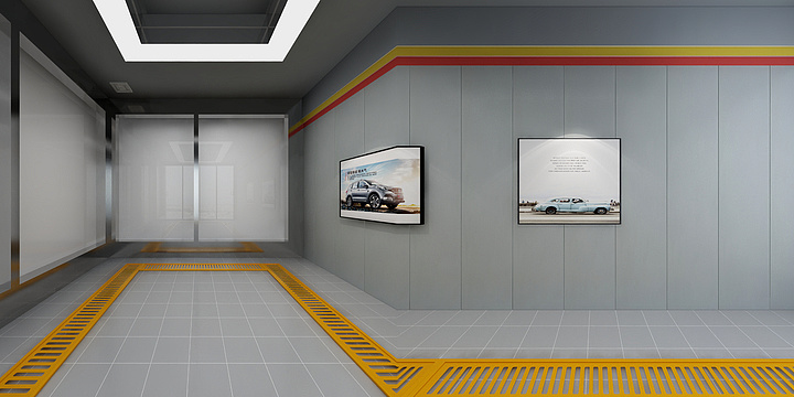 鲁先森的路-汽车美洗店-装修设计方案