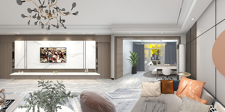觅家设计-天宁苑郭哥现代风-装修设计方案
