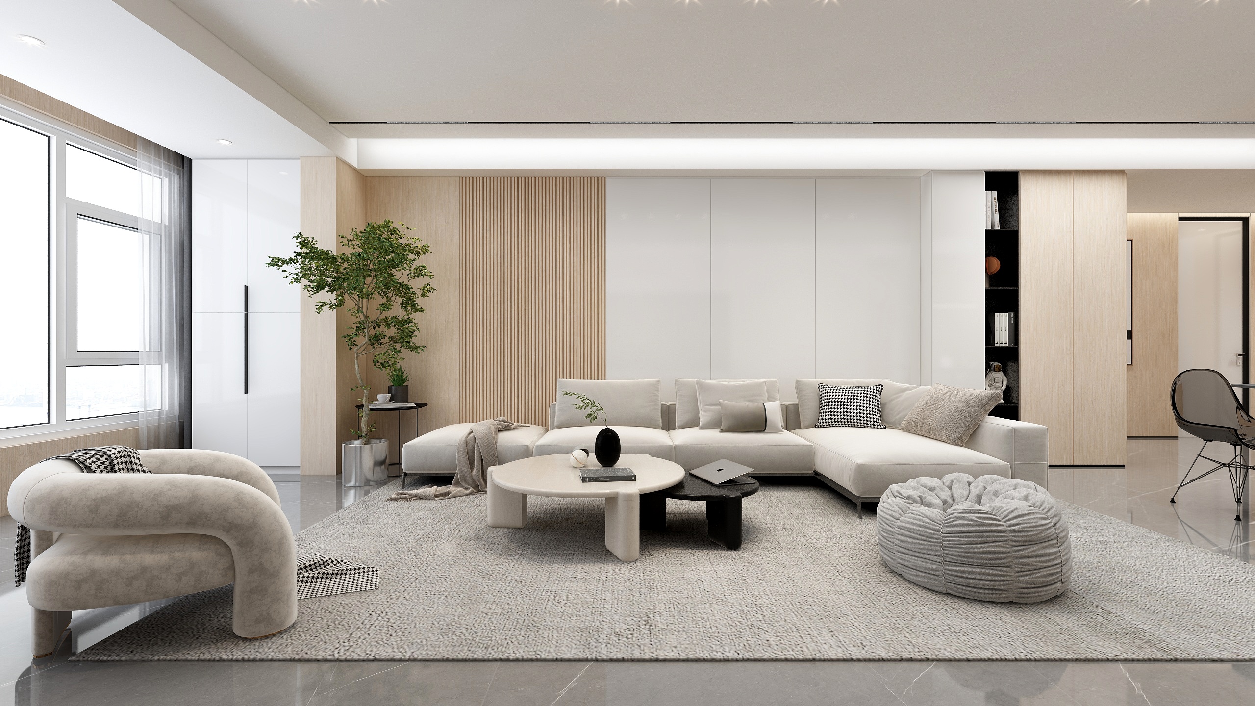 张鹏DESIGN-【木栖】——现代简约-装修设计方案