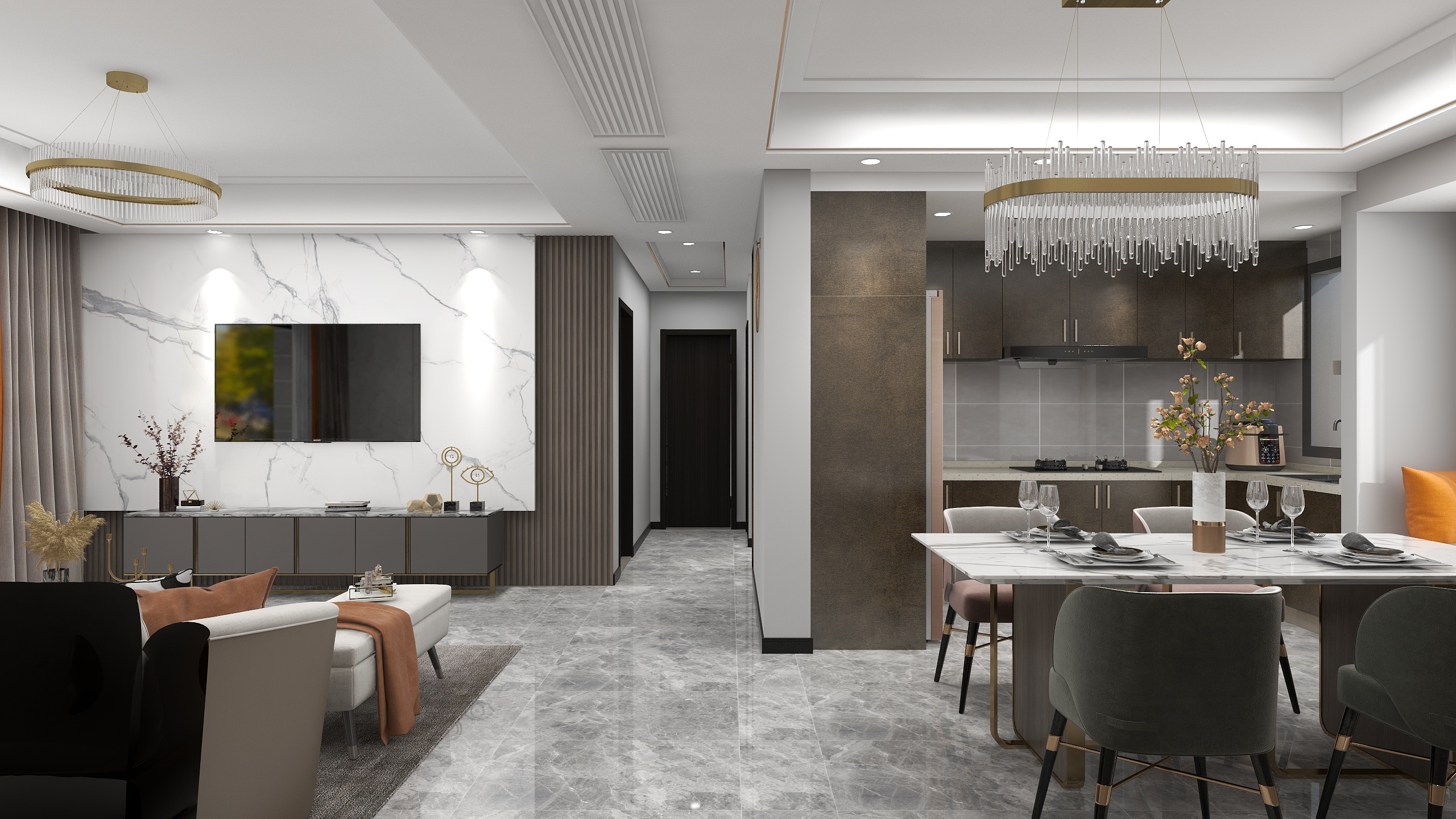 设计师居玲Jolin-[云樾兰庭]140平现代轻奢四居室-装修设计方案