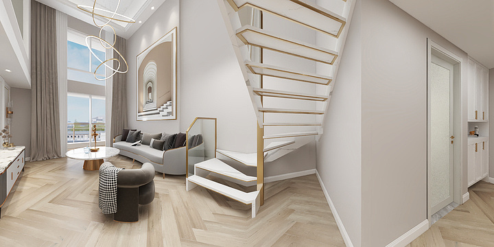 广州知间IBpm-公寓大户型-装修设计方案