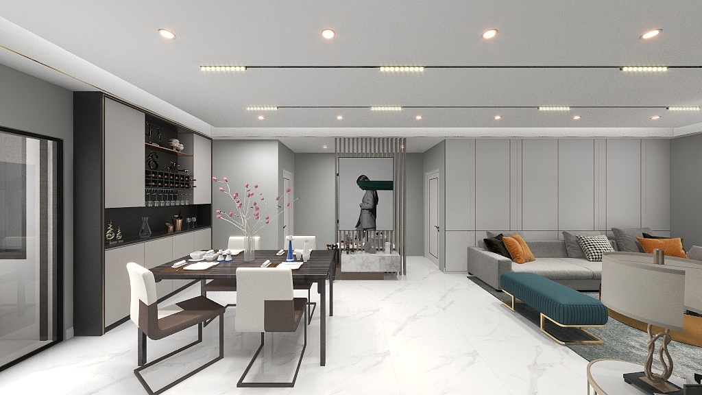 旗哥不太会设计-金越华府-装修设计方案