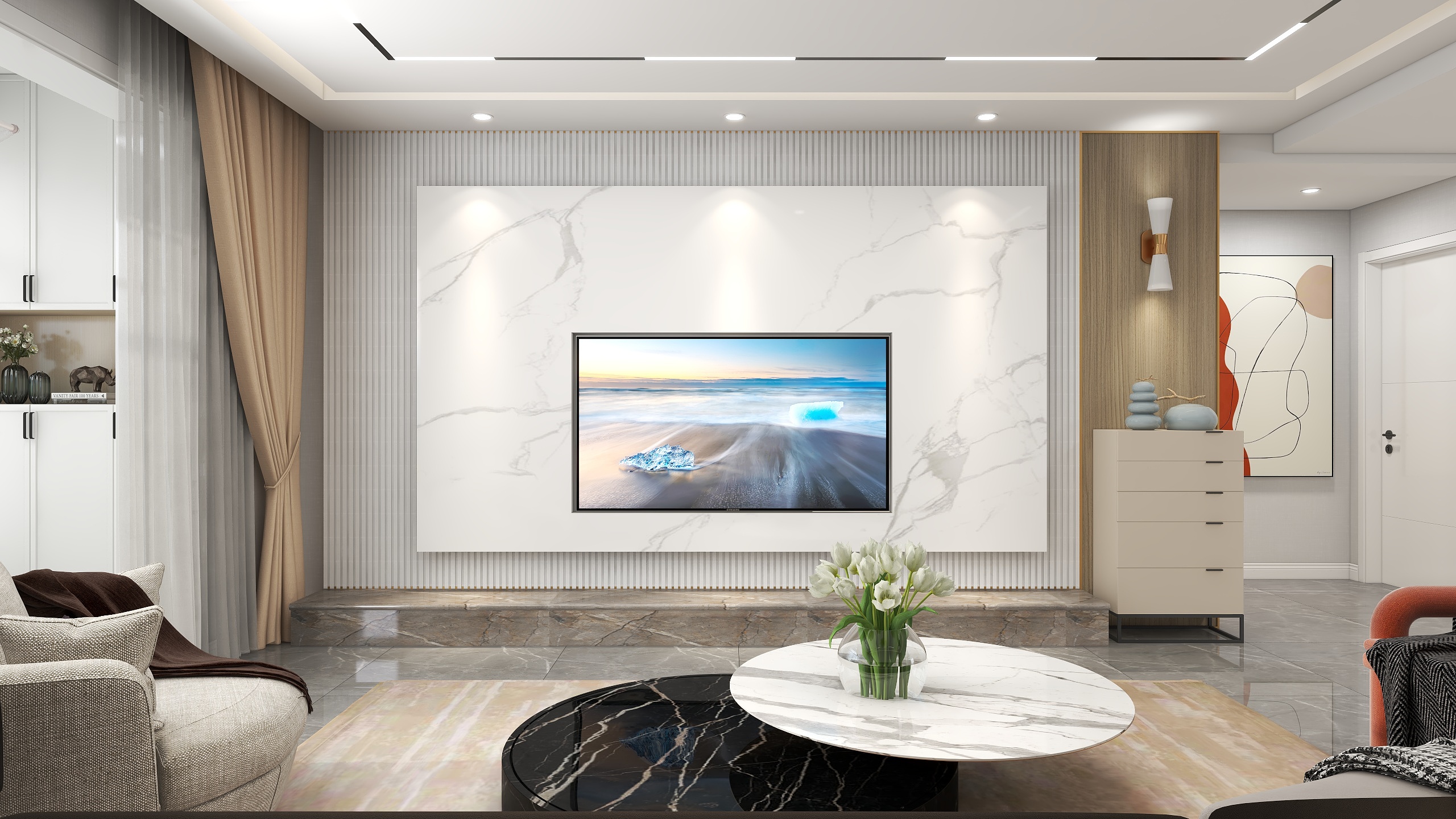 晨源设计-现代简约-装修设计方案