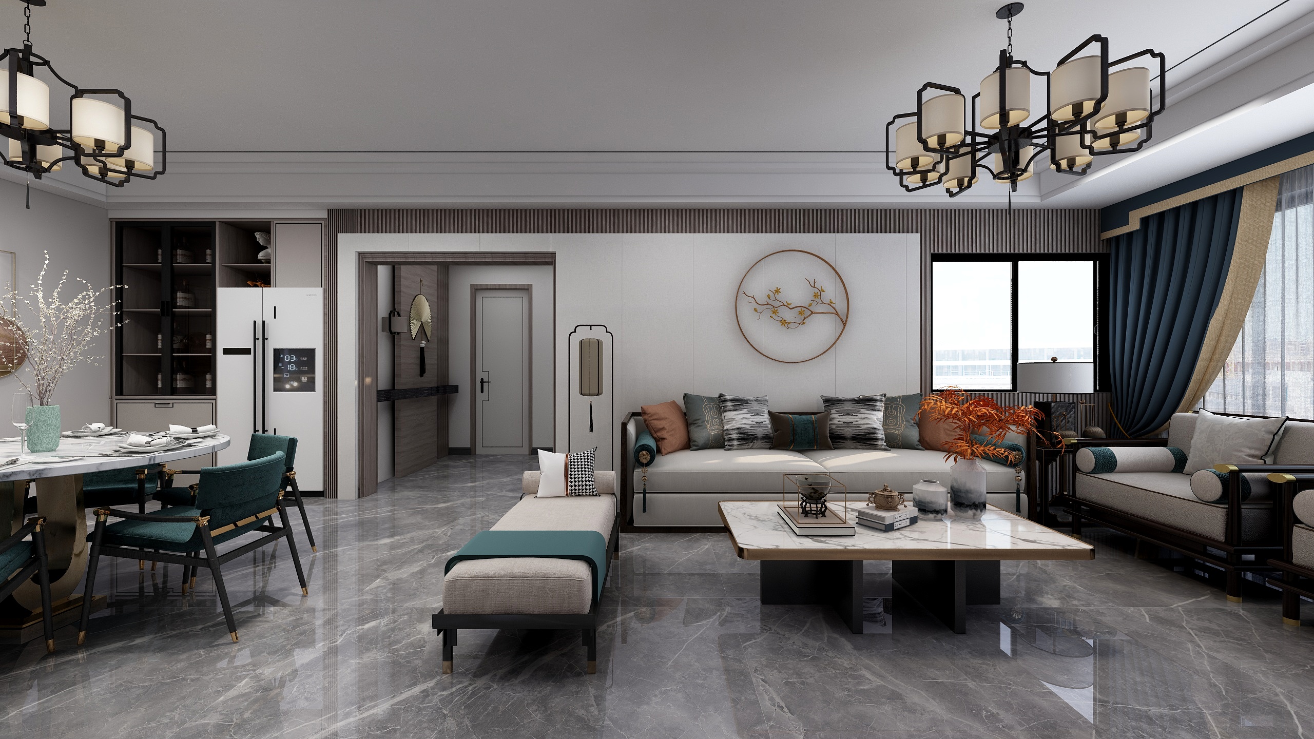 公装家装全案设计-香格里拉一楼装修效果图