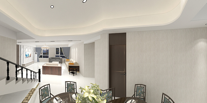 平平淡淡是真-李先生别墅户型图-装修设计方案