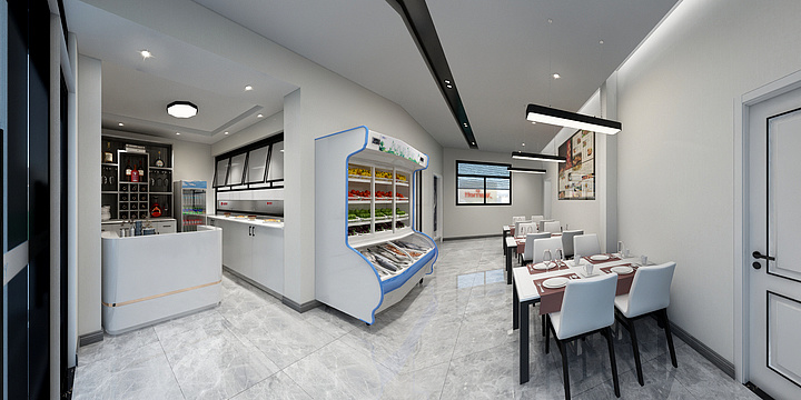 力龙装饰-餐饮酒楼-装修设计方案