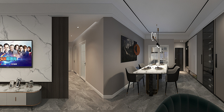 Wayne和自己对话-现代风格-万美女-装修设计方案