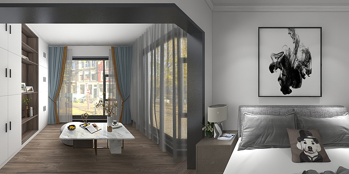 晚阳怎知风意-星筑中央公园-装修设计方案