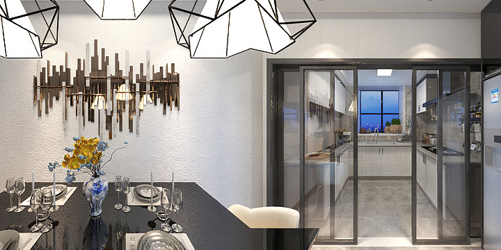 全案设计晓晴-碧水放样平面布置-装修设计方案