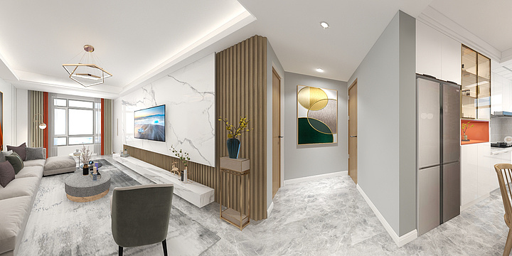 艺之诚王玉芳-金地效果-原木-装修设计方案