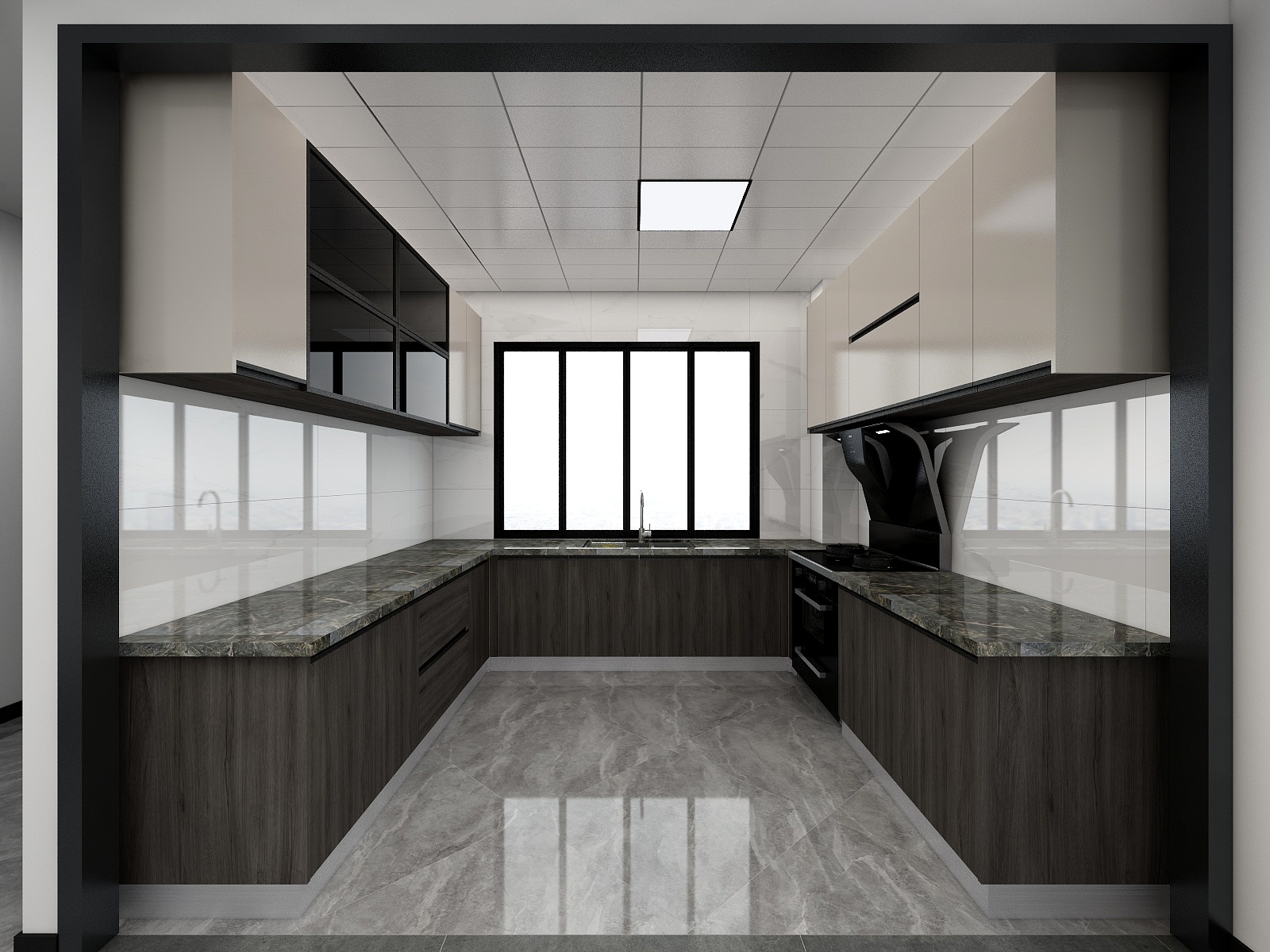 空间定制Mr宋-店面卡地亚-荣里101别墅1楼橱柜-装修设计方案