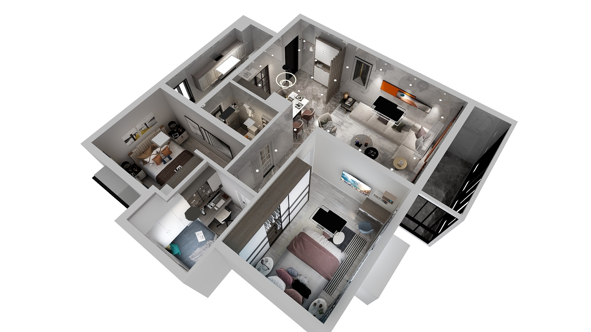 设计师刘旭-阳新新房-装修设计方案