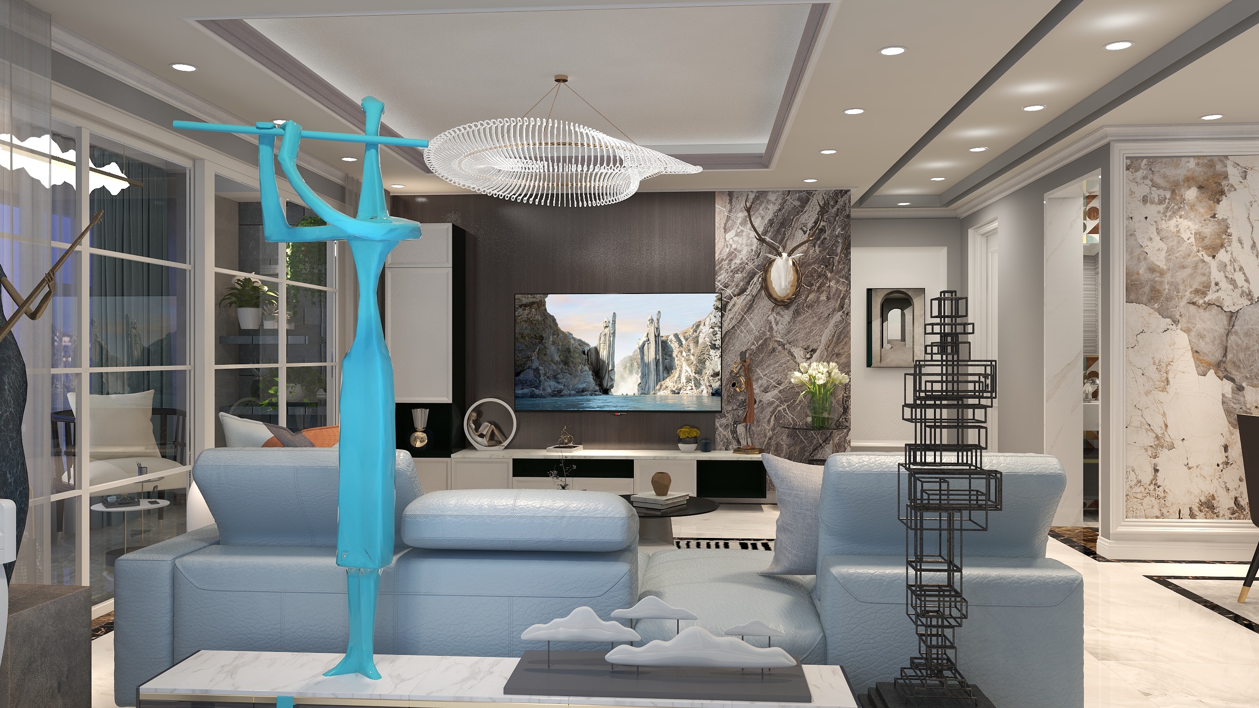 石向红-设计-橙色之音符-装修设计方案