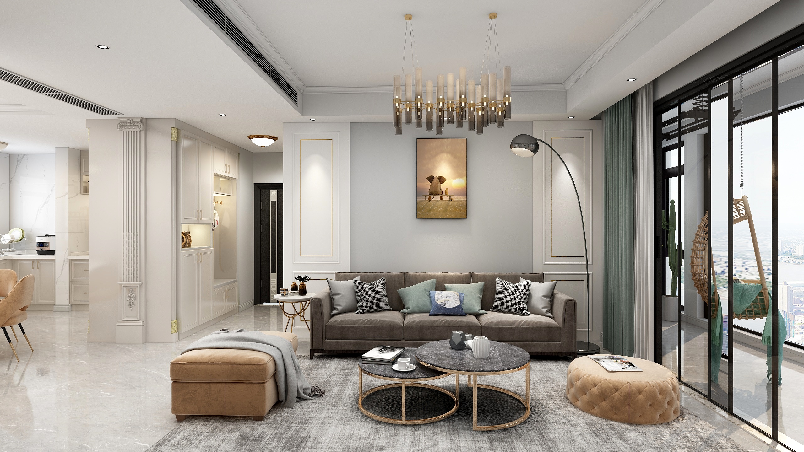 知否知否应是红肥绿瘦-现代美式-装修设计方案