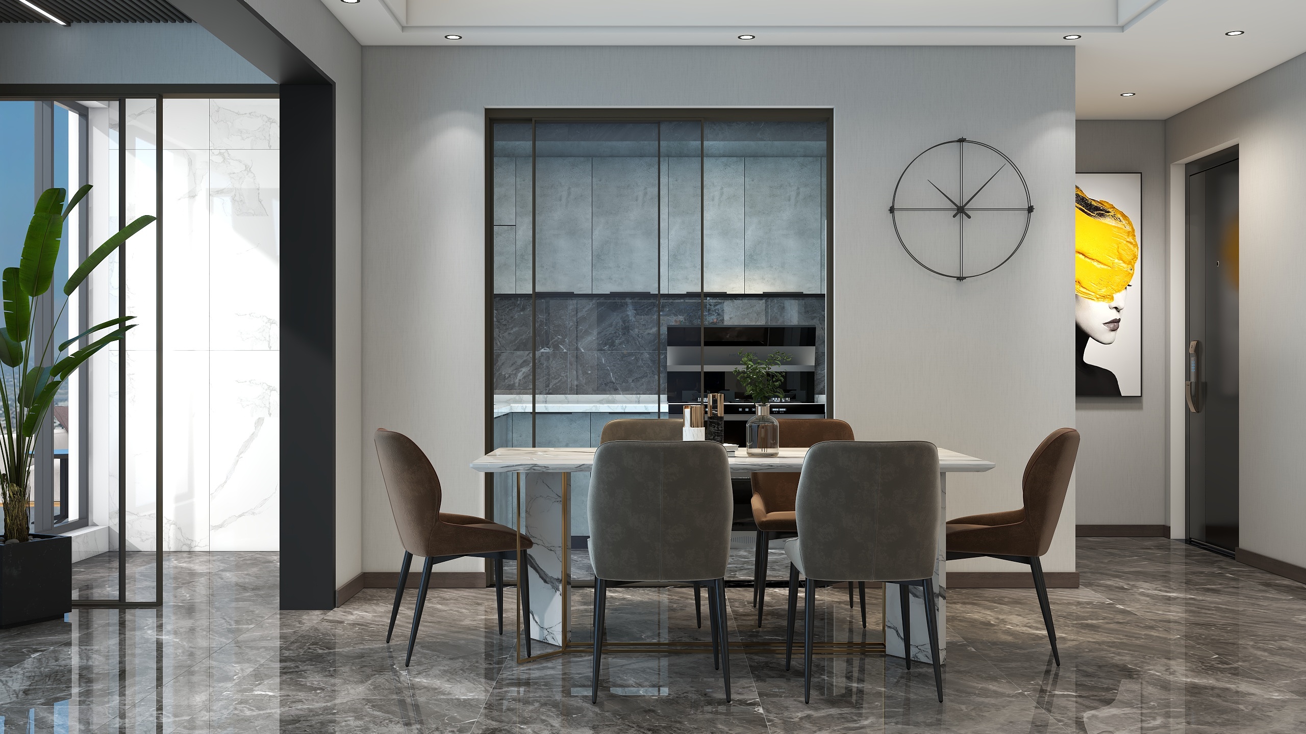 爱熬夜的赵先森-港式轻奢装修效果图