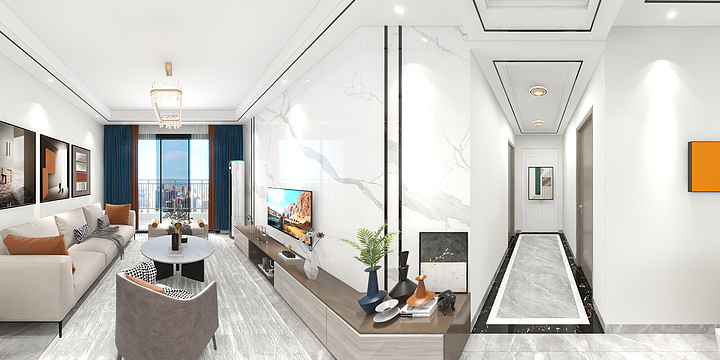 尚品家装饰有限公司-实地木槿雅著6栋903室-装修设计方案