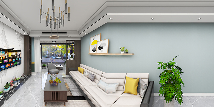 开水易养鱼-康泰园28-301（现代简约）-装修设计方案