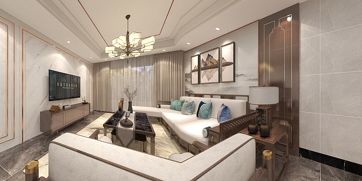 小余视觉-华总豪宅-装修设计方案