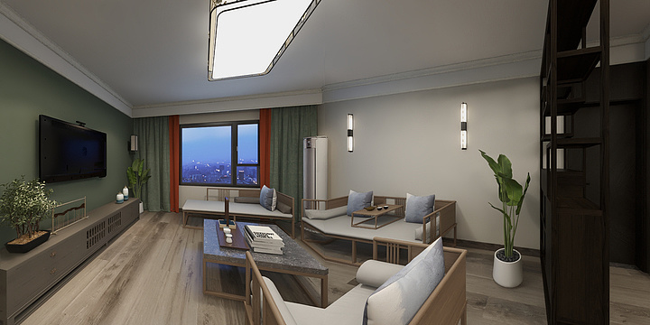 李姜-富明苑-书香气息-04-11-装修设计方案