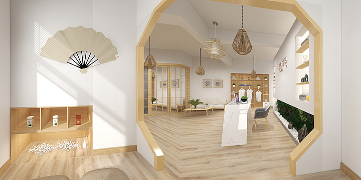 小小家17750180250-梵熙理疗瑜伽-方案二-装修设计方案