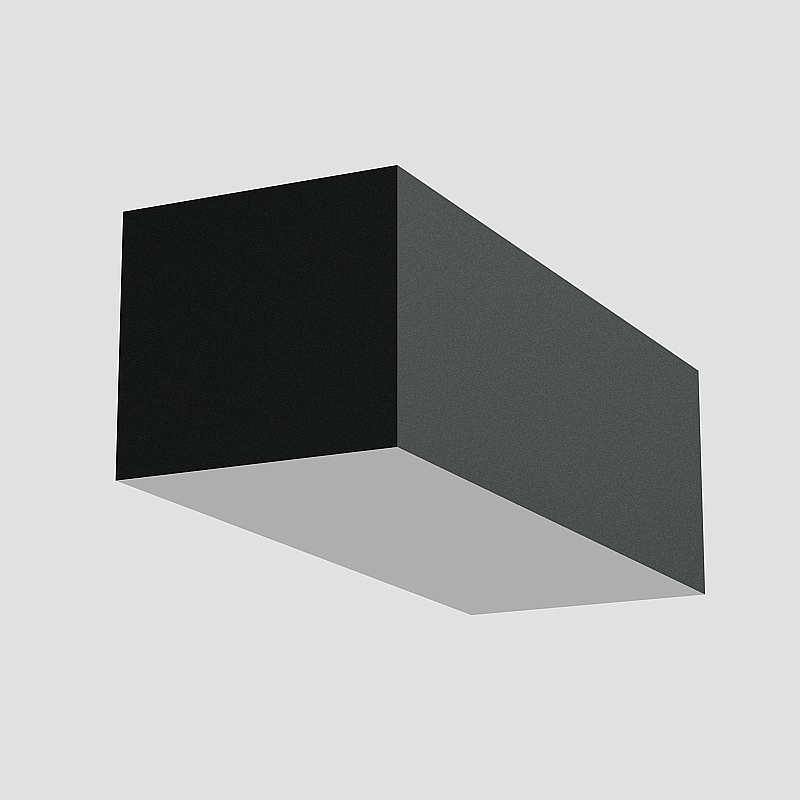 酷家乐大板收边线-灯槽2（试用）-黑3D模型