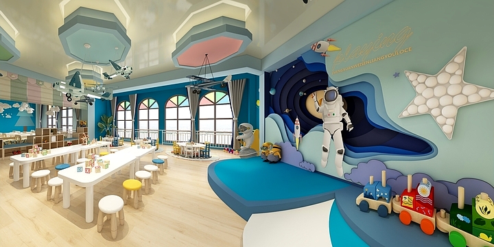 及喜设计ICjt-1270㎡工装幼儿园-装修设计方案