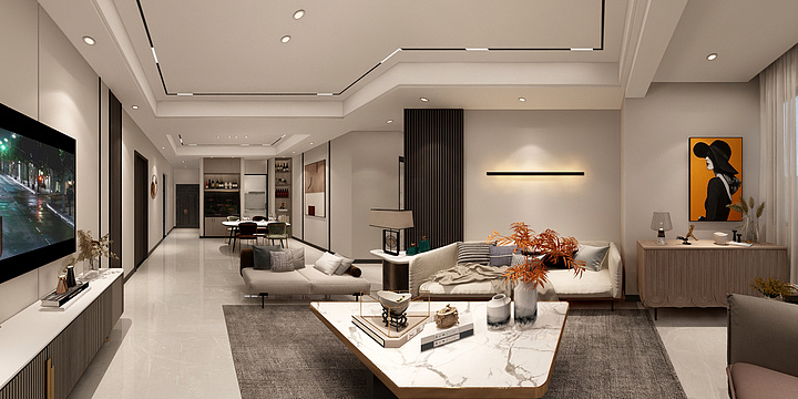 叁椿设计-天誉珑城140-装修设计方案