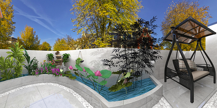 Mr学渣设计陈欢-现代+新中茶室-KEHUBAN-装修设计方案