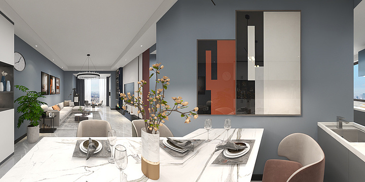 蔡蔡Designer-晶泽.荘园里107㎡-装修设计方案