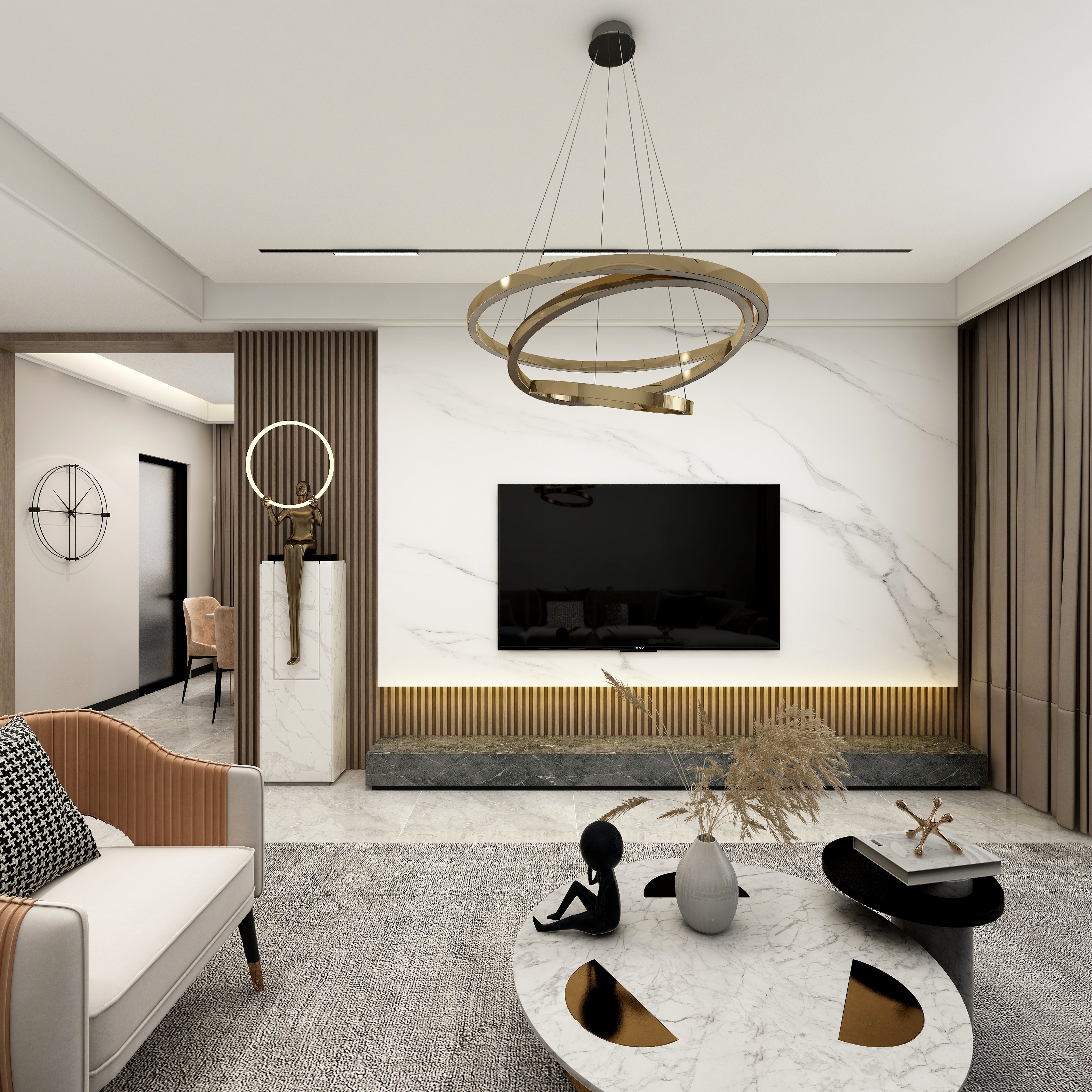 全景VIP设计-[雨天]-现代轻奢装修效果图