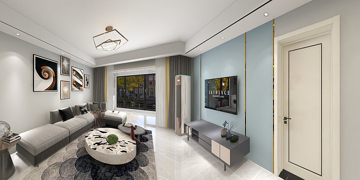 欧尚装饰设计樊工-首创5号303-装修设计方案