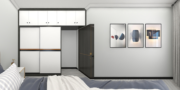 极木空间设计室冯-紫玉兰庭1-1-901-装修设计方案