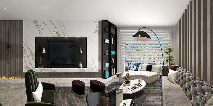 壹品星辰-现代风格-装修设计方案