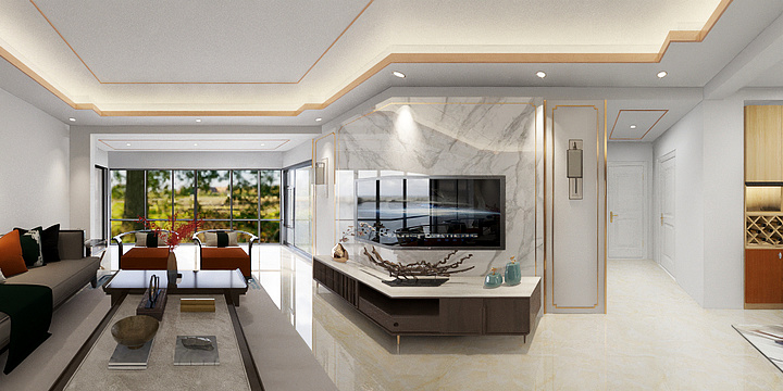 乳源博鼎装饰-幸福豪苑01户型--博鼎装饰设计-装修设计方案