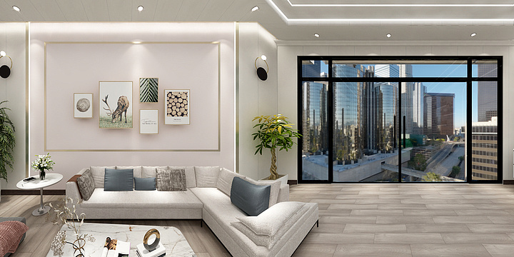 ysj设计_-美容院现代简约版本1L-修改-装修设计方案