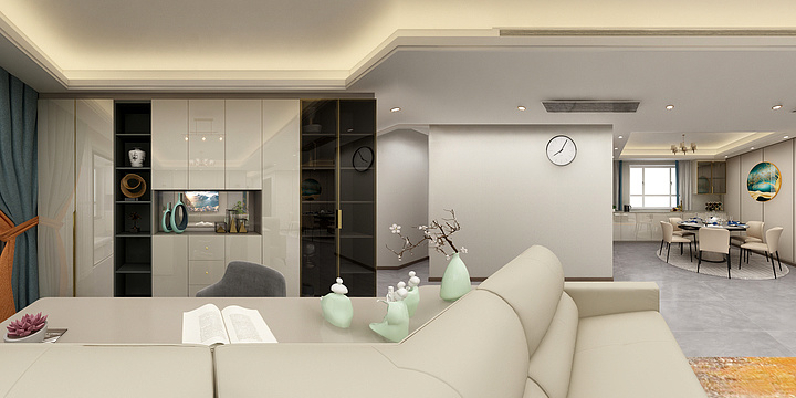 淄博经销商李菊-金科8-2-602王总修4.16改-装修设计方案