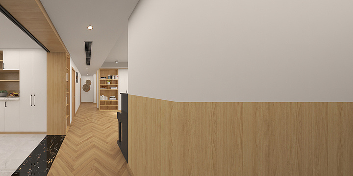 室内设计师_Carrie-原木日式风-装修设计方案