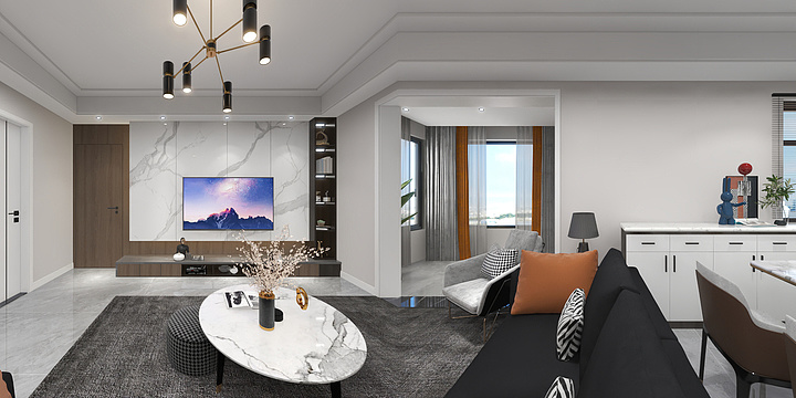 MonkeyKin-英伦半岛3-2-3104-装修设计方案