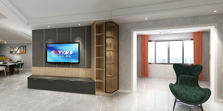 设计师楊锐-双水磨社区薛妮-装修设计方案