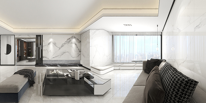 MGML董帅-巷头花园效果图-现代-装修设计方案