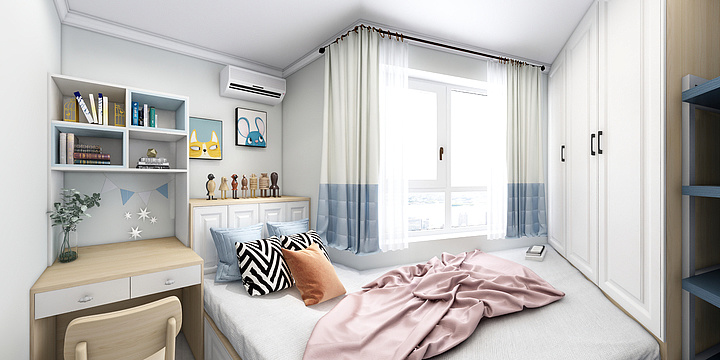 田格TG-蓝龙胜景3-1-602室-装修设计方案